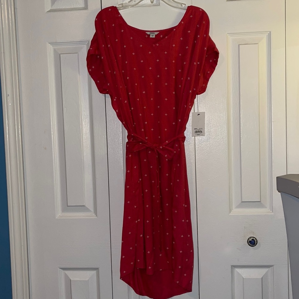 Pink Polka Dot Pattern Dress